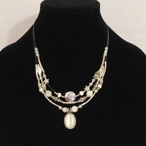 B&W Iridescent Multi-strand